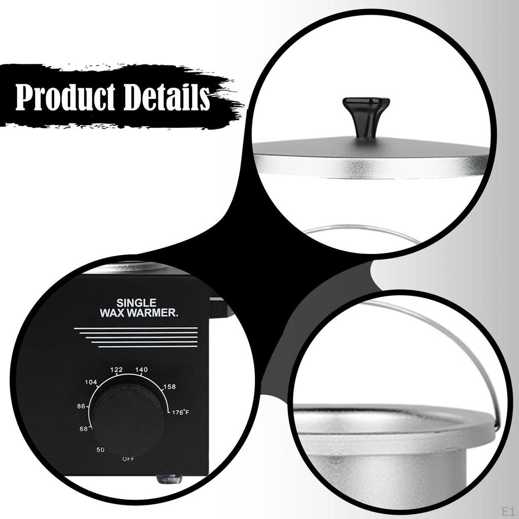 Electric Heater,Waxing,Fast Heating,100W Melting Warmer Facial Body SPA Equipment for Beginner