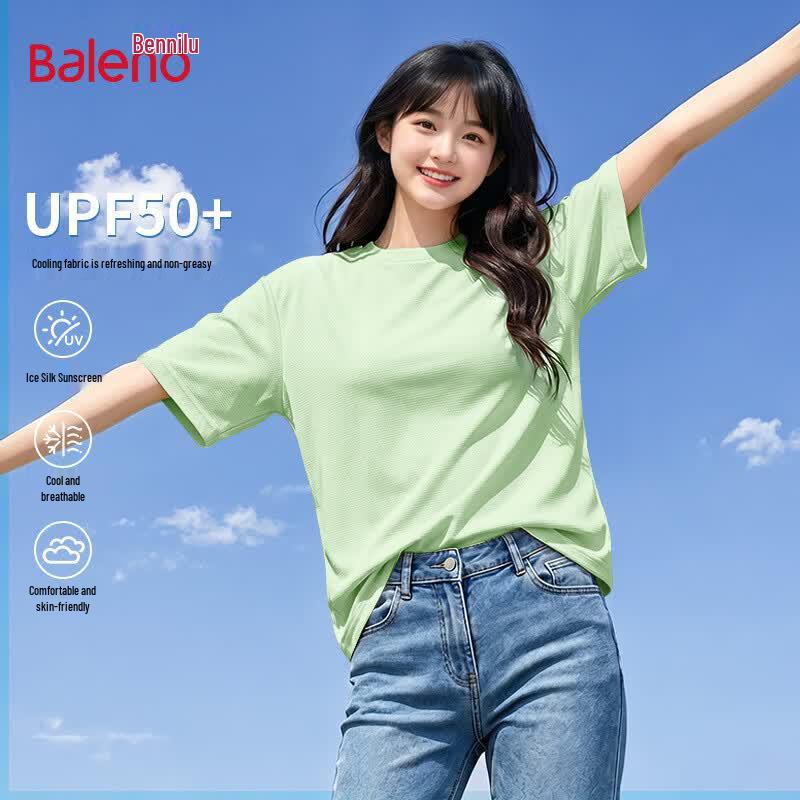 Baleno Women's Ice Silk Sun Protection Mesh T-Shirt