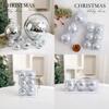 Christmas Ball Decorations With Mirror Finish Glass And Foam For Holiday Home Decor