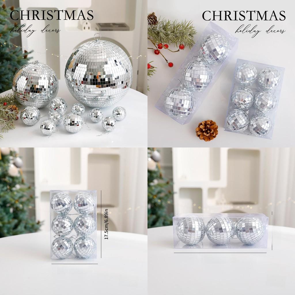 Christmas Ball Decorations With Mirror Finish Glass And Foam For Holiday Home Decor