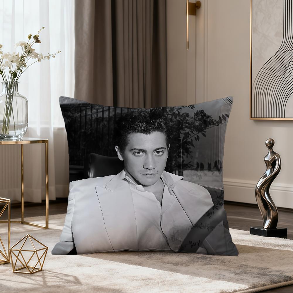 Meme Funny Fanart Jake G-Gyllenhaal Cushion Cover Soft Comfort Pillowcase Sofa Nap Living Room Party Home Pet Decor Pillowcover