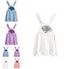 Stylish Rabbit Ear Women Hoodie Fashionable Long Sleeve Pullover Jumper