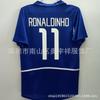 Vintage Brazil National Team Soccer Jersey Ronaldo 9 Classic Retro Football Shirt Short Sleeve Unisex