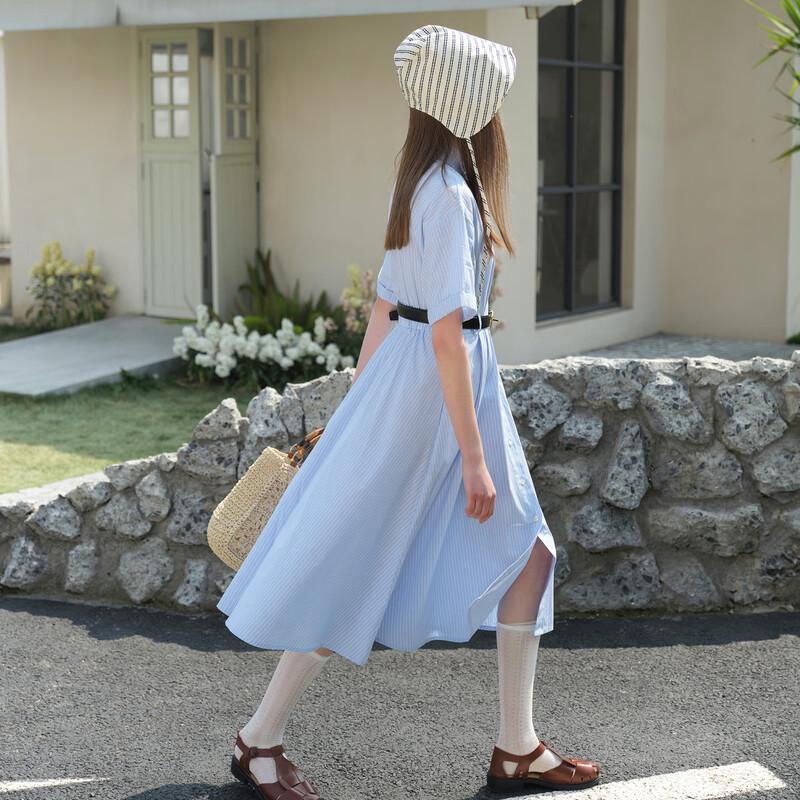 TonLion 2026 Summer Women's Shirt Dress