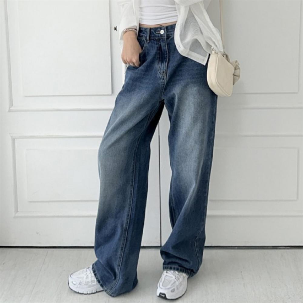 New Arrivals Open Run Women Semi Wide Jeans 4 Colors 3 Length Options