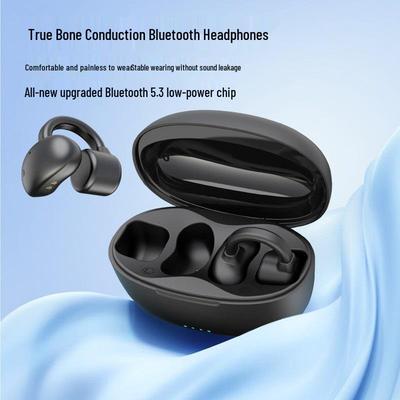 2024 Waterproof Bluetooth Bone Conduction Clip-on Earphones for Running with Long Battery Life