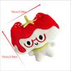 Kreative Niedliche Quietschende Tomaten Katze Plüschpuppe Spielzeug Liebe Schnalle Schlüsselanhänger Anhänger Lanyard Taschenanhänger Rucksack Verzierungen Geschenk Schlüsselring