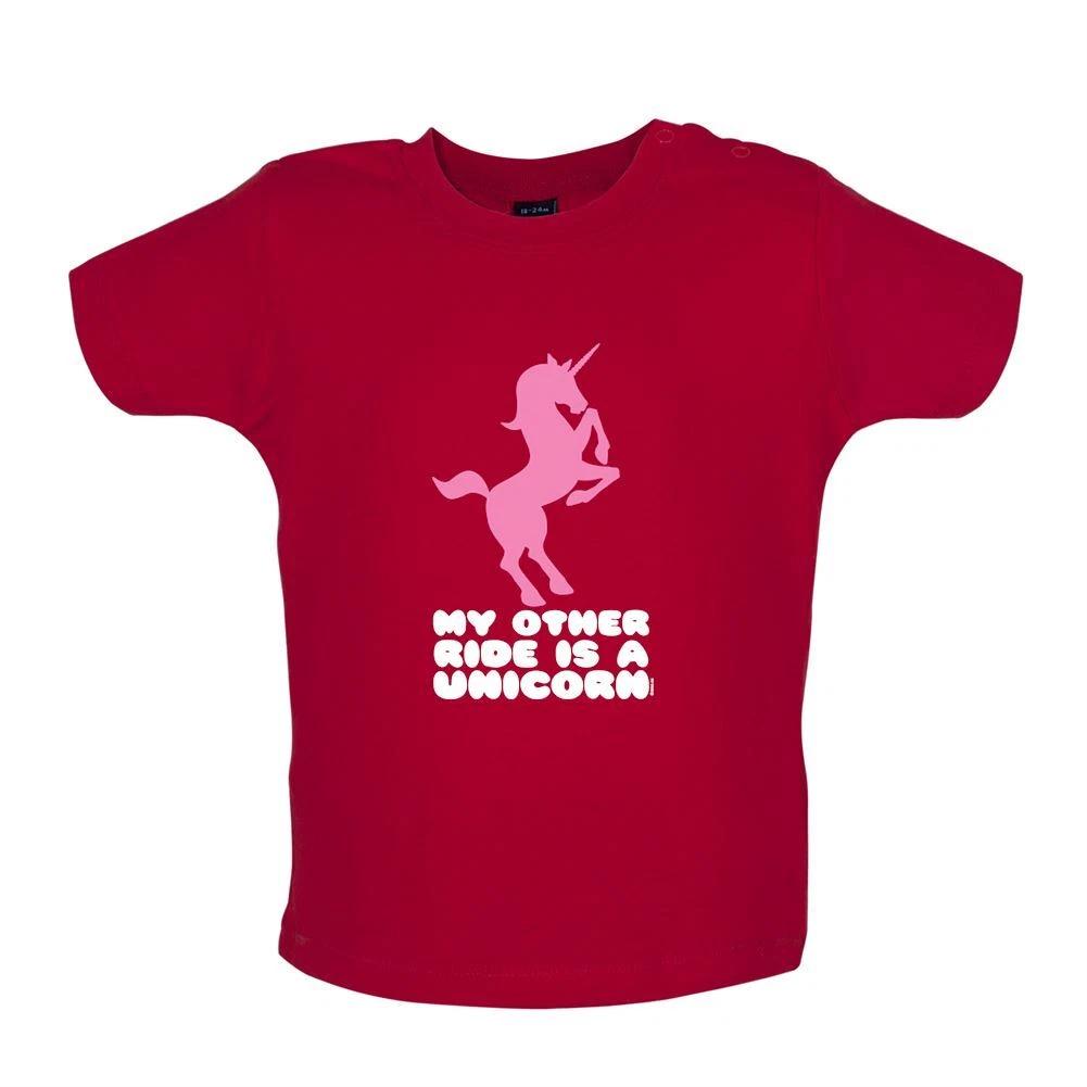 

My Other Ride Is A Unicorn - Baby Kids Boys Girls Unisex T-Shirt / Babygrow - Unicorns Uni Corn Funny 100