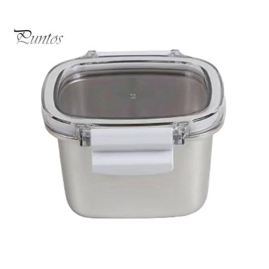 

Ланч-бокс из нержавеющей стали для детей и взрослых, контейнер для еды Bento Box для школы и работы, герметичный контейнер для свежести, быстрой заморозки, без запаха, для приготовления пищи M