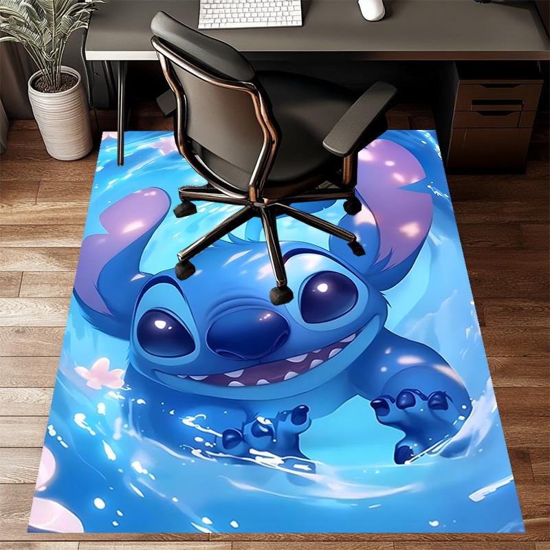 1pc S-Stitch Design Printed Area Rug Carpet for Bedroom Living Room Home Decor Rugs Mat Non Slip Mat Rug for Bedside