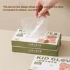 New Acid Work Safety Disposable Gloves Food Grade TPE Latex Free Gloves Transparent Non-Slip Kid Gloves