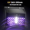 Solar Light Solar Bug Zapper Outdoor Mosquito Killer With Motion Sensor Waterproof Solar Powered Fly Trap For Garden Yard Wall