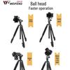 8 Wei Feng 628B Portable DSLR & Mirrorless Camera Tripod for Professional Photography & Mobile Selfies
