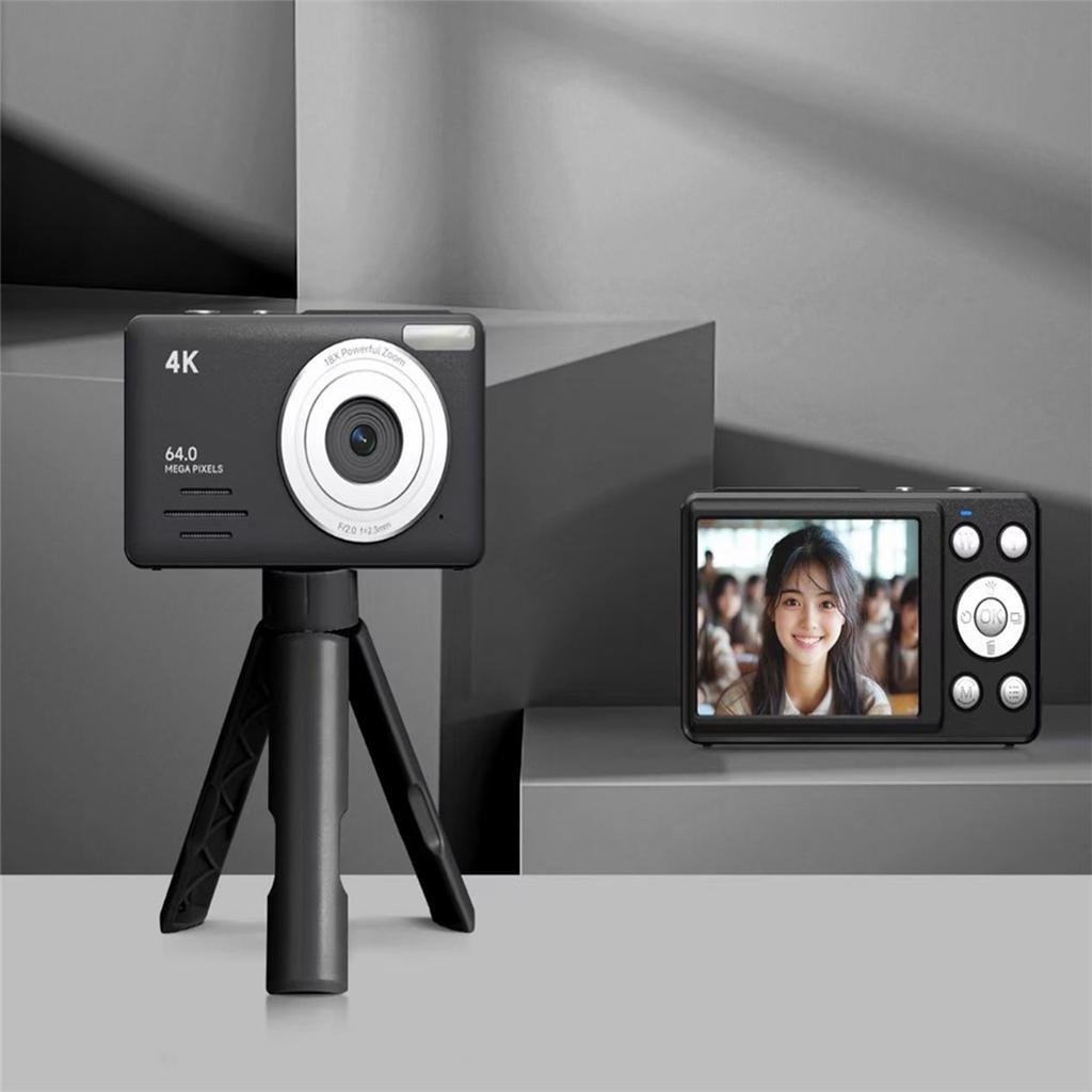 4K HD Digitalkamera Einsteiger Selfie Reisekamera Studenten Kinder Kartenkamera