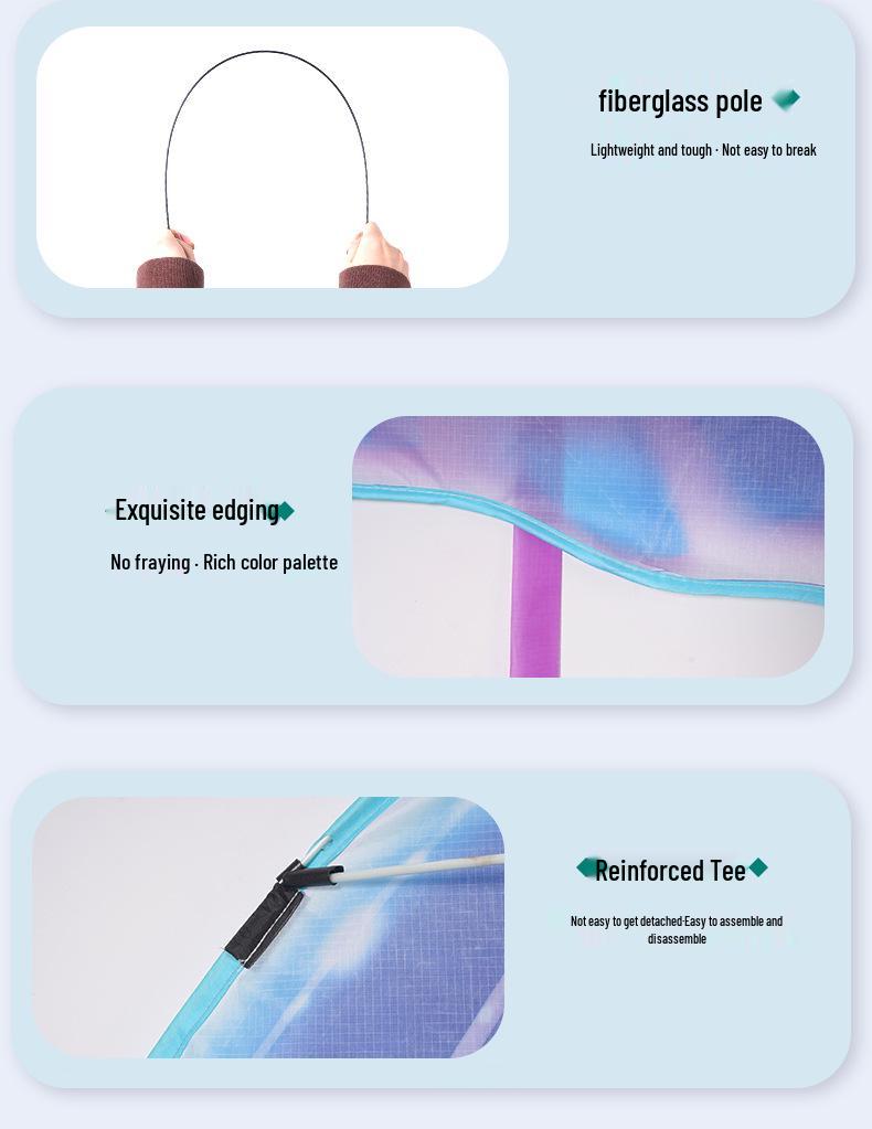 2026 New Cartoon Jellyfish Kite for Beginners – Easy to Fly Outdoors for Kids and Adults