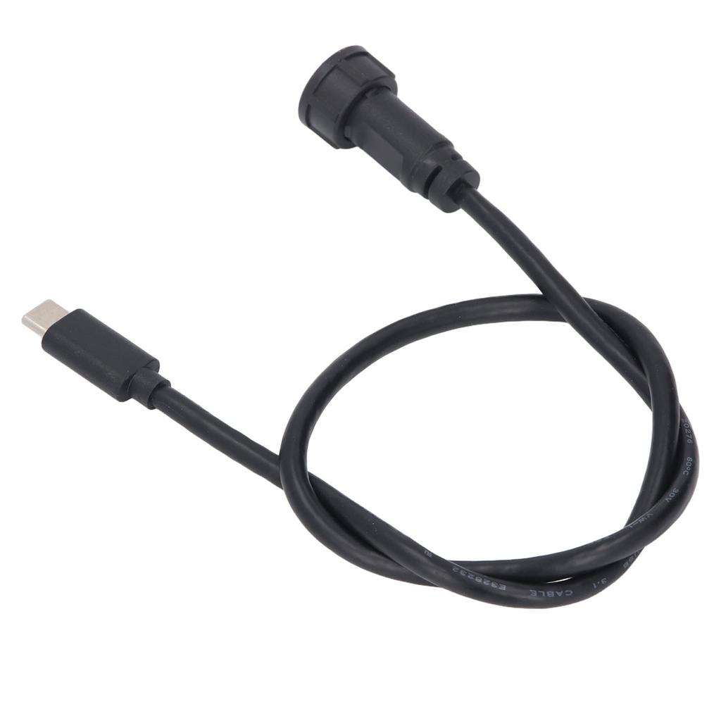 USB C Stecker auf Stecker Kabel 0,5 m Länge IP67 IP68 Wasserdicht Gerader Stecker Typ C Verlängerungskabel 30V
