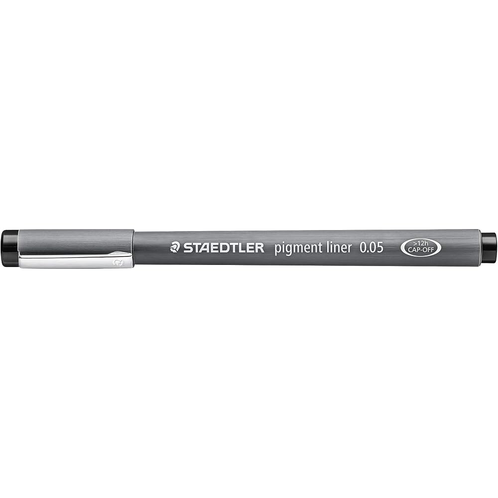 Caneta à Base de Água Staedtler Pigment Liner Preto 0,05 mm 10 Peças 308 005-9