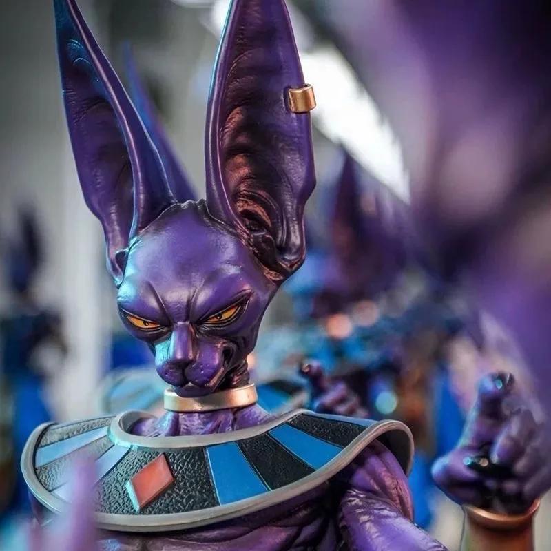 30cm Anime Character Dragon Ball Birus Destruction Action Collection Model Toy Children Gift s Round Sensory Durable Elastic Compression Bouncy