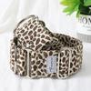 Italienisches Windspiel Whippet Martingale breites verstellbares Hundehalsband gemustertes Baumwollhalsband