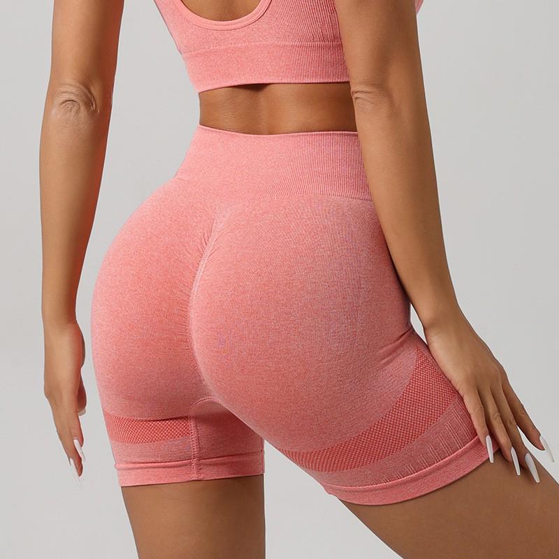 

Yoga Suit Set: Sports Vest, High-Waisted Pants, and Fitness Shorts M