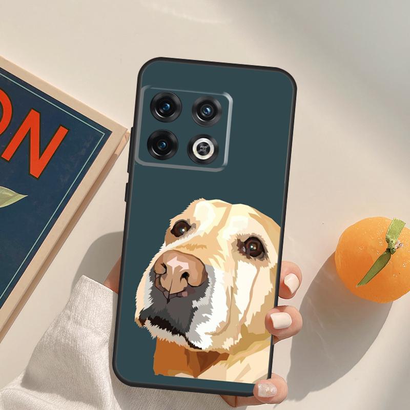 Cute Labrador Retriever Case For OnePlus 12R 13R 13T 10R 15 13 12 11 10T 8T Nord CE 4 3 2 Lite N20 N30 Nord 5 Cover