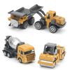6 pièces/Ensemble Haute Qualité 1:64 Alliage Camion d'Ingénierie Chargeuse Mini 2 Styles Simulation Modèle de Voiture en Métal Véhicule Pelle Tracteur