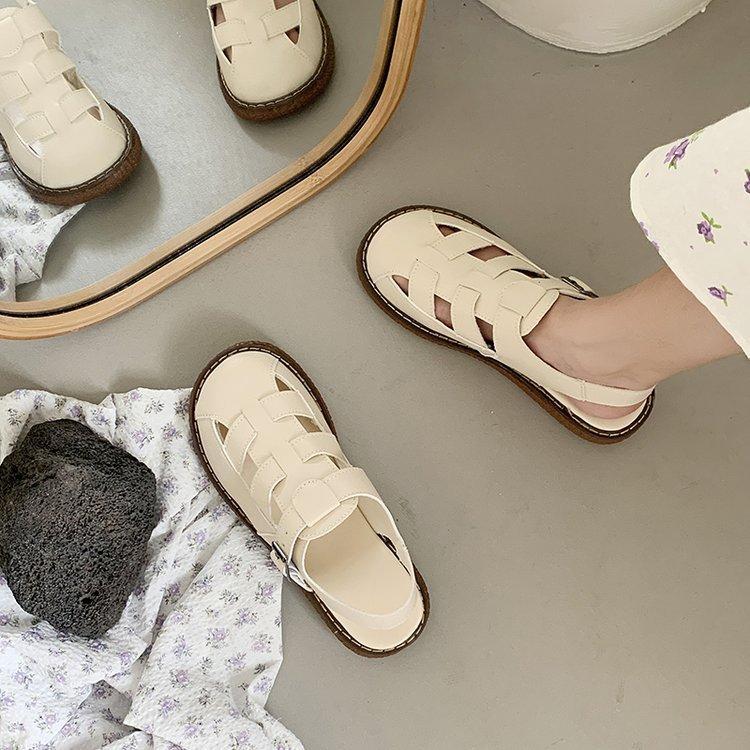 Women's Toe Flat Sandals Roman Shoes