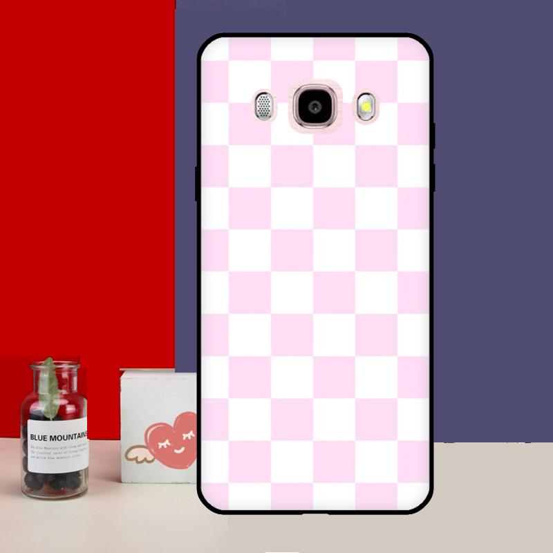 

Чехол с шахматным узором горчично-желтого цвета для Samsung Galaxy J3 J5 J7 2016 A3 A5 2017 A6 A7 A8 A9 J8 J4 J6 Plus 2018, задняя крышка A7 2018 - A750