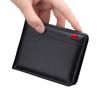 Ultra-Thin Mini Short Wallet for Men with ID Card Bank Card Slot And Po Window Business Casual Wallet for Young Men