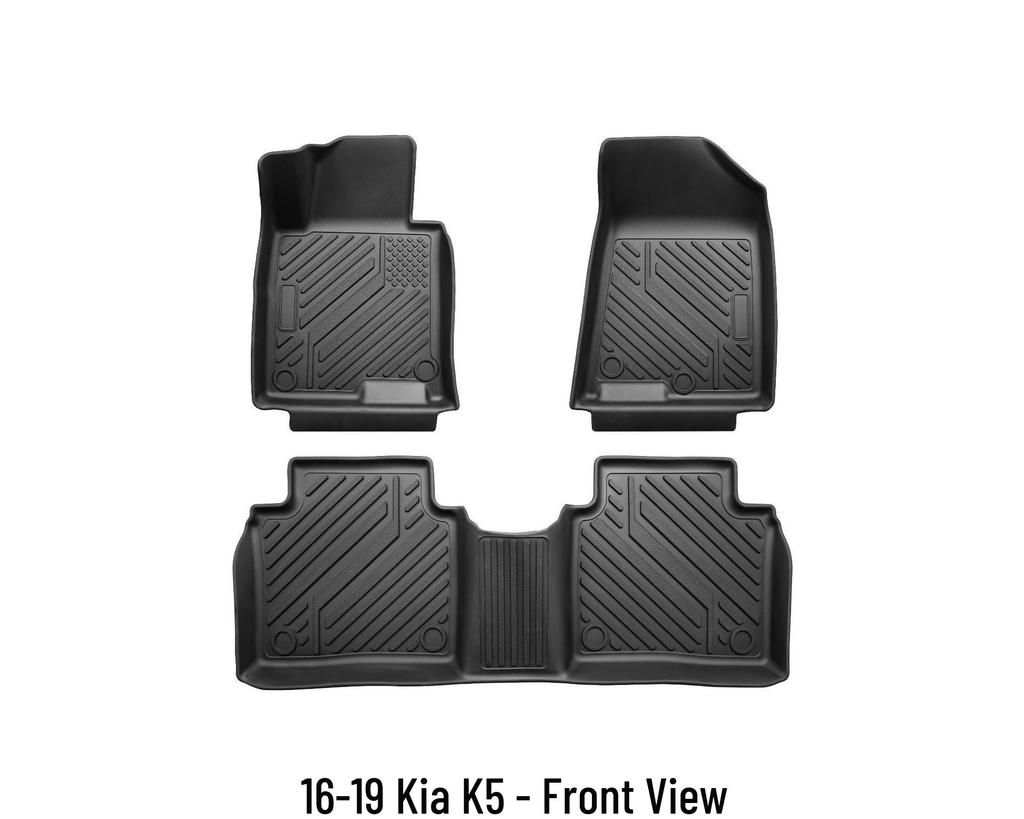 Kia K5 (2016-2019) Interior TPE Floor Mats: Easy-Clean, Anti-Slip, Eco-Friendly