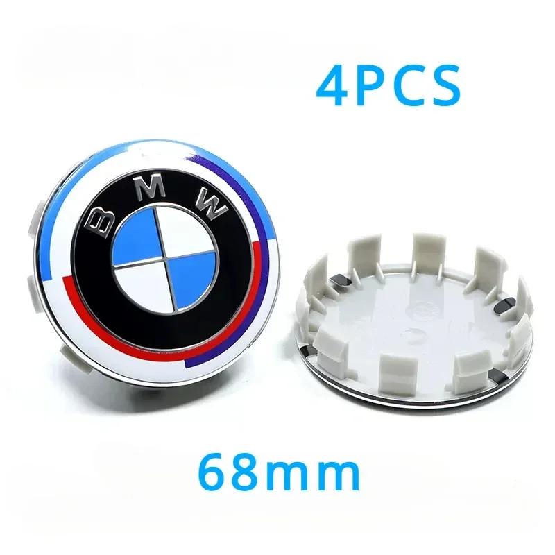 

4X Емблеми BMW 50 років 56 мм 68 мм Ковпаки колісних дисків Для BMW