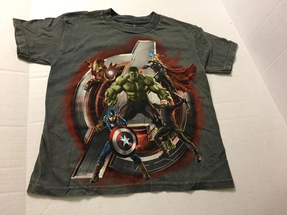 Boys Tee Shirt Size XL 14/16 Gray 110