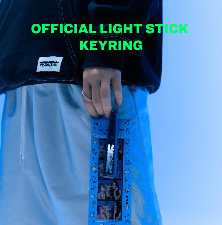 LE SSERAFIM OFFICIAL Light Stick Keyring