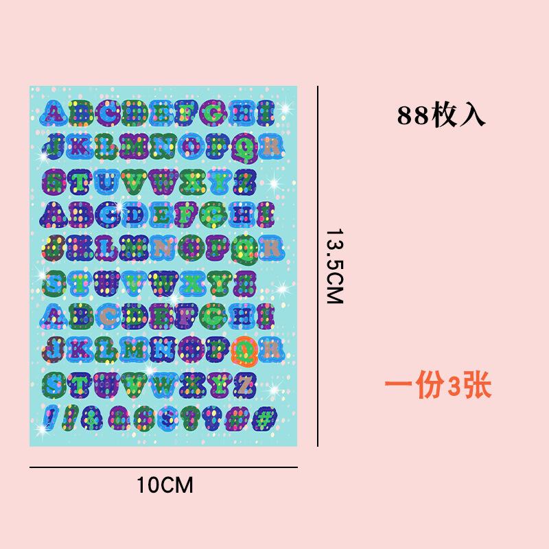 Loose-Leaf Notebook Handwritten Labels Indicate White And Blue Color Stickers Letter Stickers Sticky Notes Index Stickers