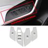For Toyota Rav 4 Rav4 5 Gen 2019-2024 Interior Moulding Dashboard Central Control Color Change Modify ABS Matte Silver Sticker