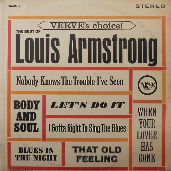 

LP Record LOUIS ARMSTRONG - Best Of Louis Armstrong V68595 VERVE US Jazz Used
