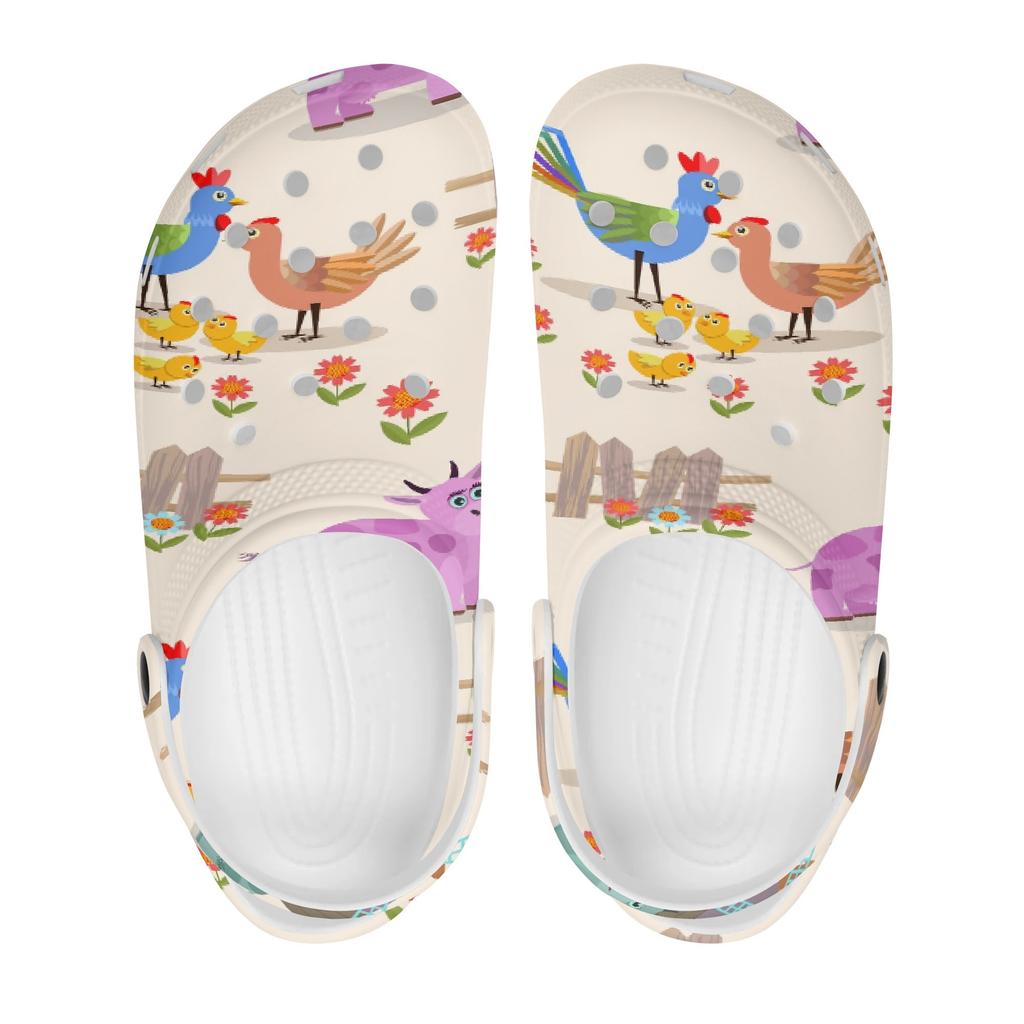 Trendy Printed EVA Casual Clogs Men Women Comfortable Breathable Slip On Soft Footwear Lightweight Summer Sandals Soft Daily Wear