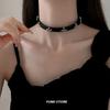 2024 Vintage Luxury Cross Necklace For Women Fashion Punk PU Leather Choker Collar Chain  Cool Stuff Couple Accessories