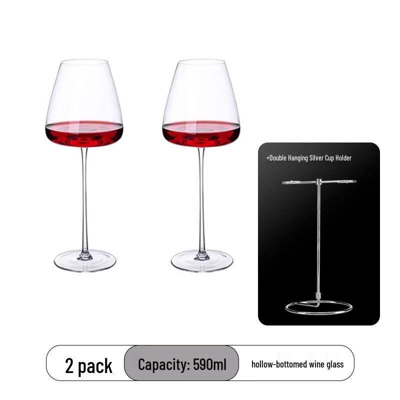 ZISIZ German-Inspired Handmade Red Wine Glass Set
