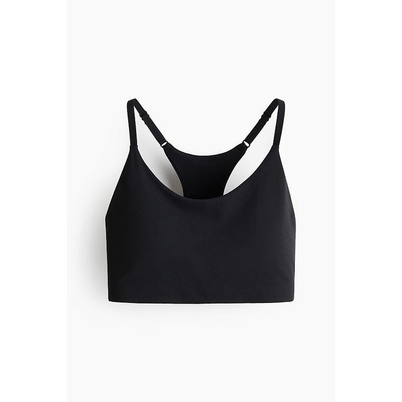 

[H & M Move Softmove™] Женский спортивный бюстгальтер для йоги с легкой поддержкой на лето 25 1252577 D90 Black