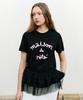 ROLAROLA Maison De Rola Stickerei T-Shirt Schwarz