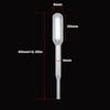 100pc Science Medical Microbiology Experiment Graduation Heat 0.2ml Transparent Pipette Disposable Safety Plastic Dropper