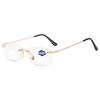 Men'S Reading Glasses Anti Blue Light Resistant Bifocal Glasses Near And Far Degrees 1.0 To 4.0