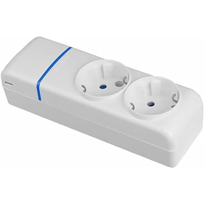 Solera Multiprise 2 Prises sans Interrupteur 8002p 250 V 16 A