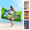 Cartoon R-Regular Show Microfiber Blanket Quick Drying Beach Towels Oversized Printing Super Absorbent Pool Towel Blanket