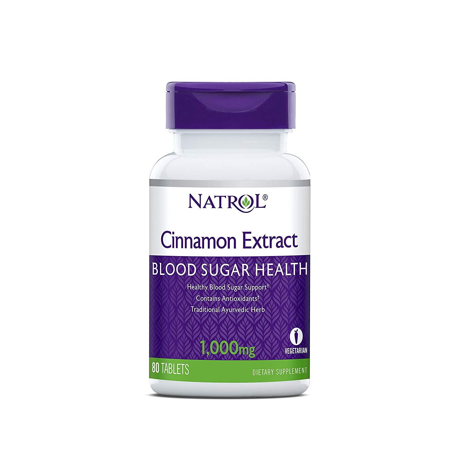 

Cinnamon Extract 1000 mg, 80 Tablets