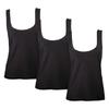 Keanu Womens/Ladies Cotton Blend Vest Top (Pack of 3)