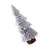 Christmas Tree Ornaments Small Decorative Snow Pine Tree with Base Party Supplies for Home Holiday Desktop Decoration