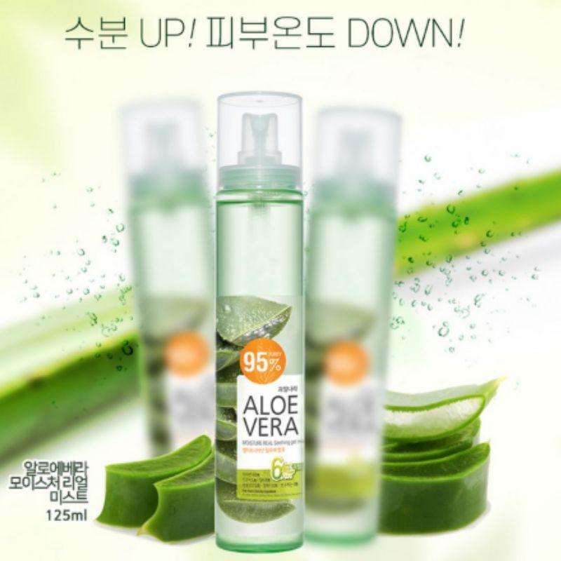 FRUIT OF THE EARTH Aloe Vera Moisture Real Soothing Gel Mist, 1pc, 125ml