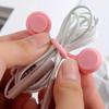 Magnetic Cable Clip - Black Magnetic Silicone Cable Organizer Cable Ties Reusable Cable Ties for Home, Kitchen, Office